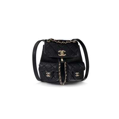 CHANEL SMALL 24A DUMA BACKPACK AS3787 (17.5*16.5*10cm)